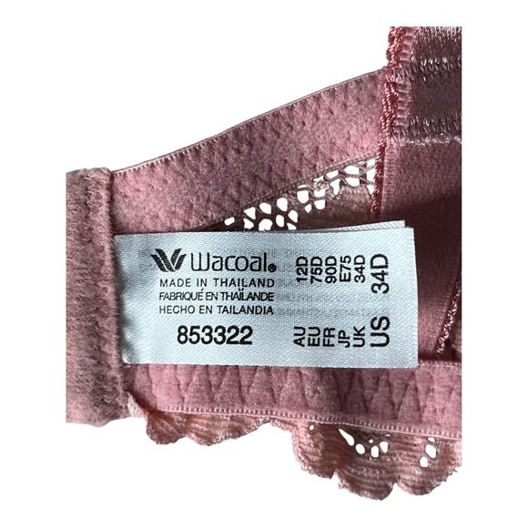 Wacoal bra 853322  Instant Icon Contour pink size 34D - Picture 6 of 8